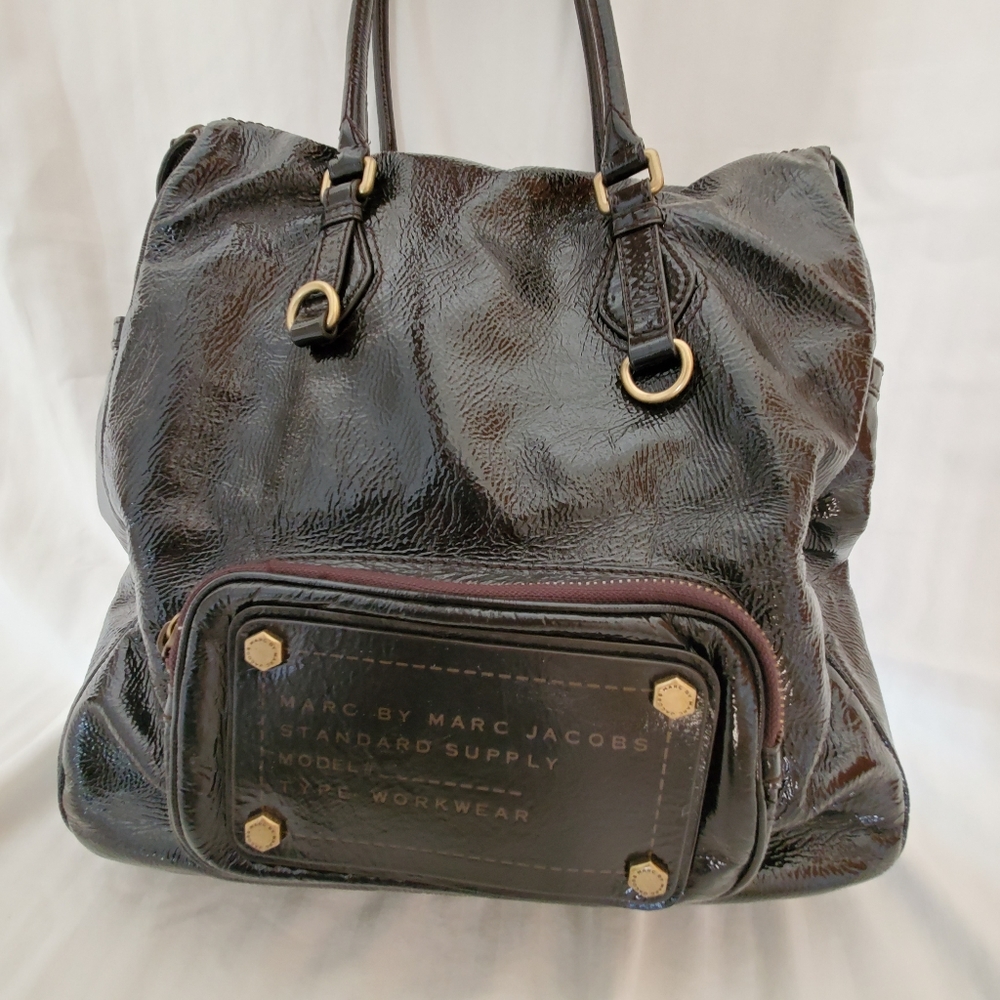 Marc by Marc Jacob's Patent leather tote